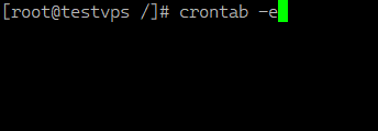  Edit the Crontab File
