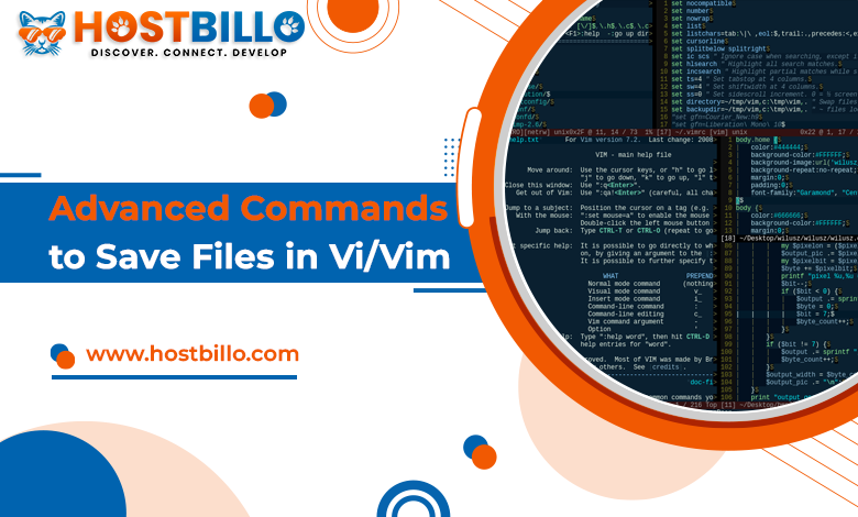 Advanced Commands to Save Files in Vi/Vim