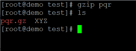 gzip command