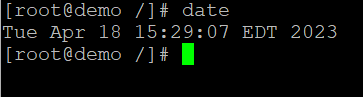 date command