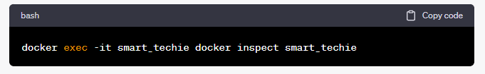 Use docker exec to Run Commands in a Docker Container