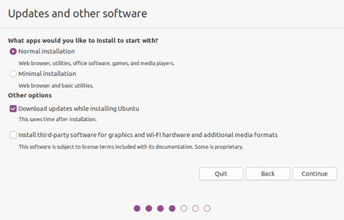 Ubuntu LTS Desktop Installation