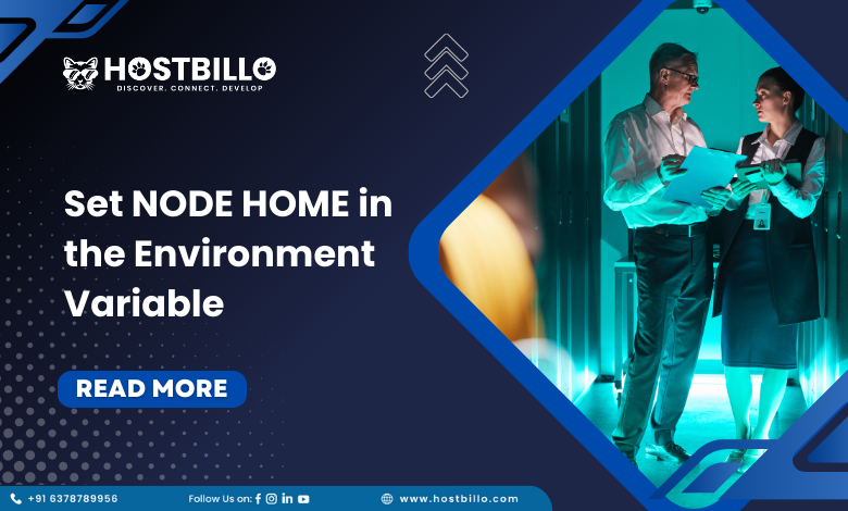 Set NODE HOME in the Environment Variable